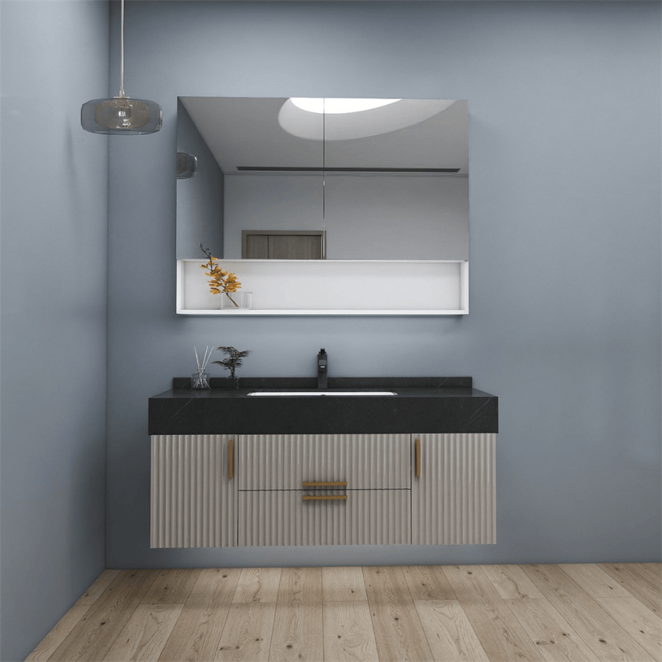Modern Bathroom Vanity With Mirror factory